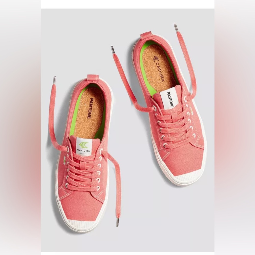 CARIUMA OCA Low Pink Lemonade Canvas Sneaker women size 6.5 EUR